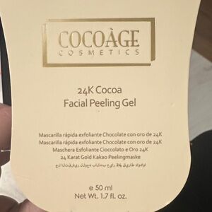 24K Cocoa Facial Peeling Gel - Gold